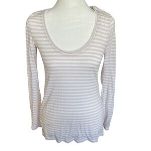 Banana Republic long sleeve top with stripes